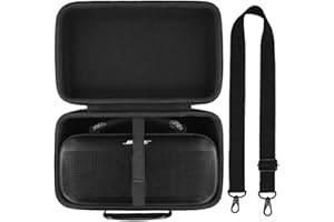 Aenllosi Estuche Funda Compatible con el Bose Soundlink MAX Altavoz Portátil, Bose Soundlink MAX Altavoz Bluetooth Estuche,Negro(Solo Funda)