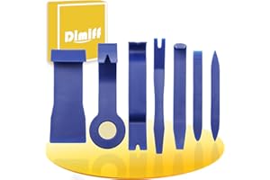 Dimiff Kit Smontaggio Pannelli Auto, Leve Plastica Smontaggio Auto, Kit Smontaggio Plastiche Auto, Leve Plastica Smontaggio, Facile Rimozione degli Interni Dell'Auto