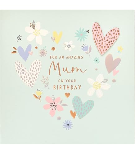 Hallmark Weihnachtskarte Für Mama – Lasergeschnitten Mit Herz & Baum, 22,8 X 15,9 Cm