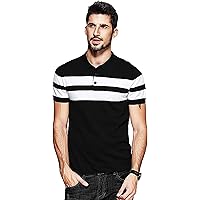 Leotude Regular Fit Matty Half Sleeve Polo Tshirt for Men
