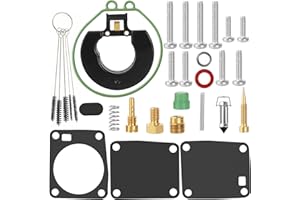 SOAJEE 6G1-W0093-00 369-87122-1 11502M 18-7765 Carburetor Repair Kit Compatible with Yamaha 3HP 6HP 8HP Outboard Engine Tohatsu Nissan 4HP 5HP 8HP 9.8HP Mercury Marine 6HP 8HP 6G1-14301-01 Sierra Carb