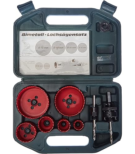 PeTools, 14tlg. HSS-E Co8 Edelstahl-Dosenbohrer-Bohrer