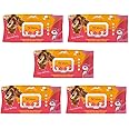 Pets Empire Wet Wipes for Dogs, Cats, Rabbit, Puppies & Small Animals (80Pcs x 5) Anti-Bacterial Cleaning and Daily Care Soft on Pets Skin, Dry Bath, Ear & Paw Daily Cleaning Grooming Wipes (15x20 cm)