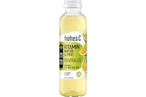 hohes C Vitamin Water Revitalize - Limón y Lima - Bebida Refrescante 0,5L
