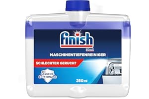 ‎FINISH Finish Maschinentiefenreiniger – Flüssiger Maschinenreiniger gegen Kalk und Fett für eine saubere Spülmaschine – 1 x 250 ml Maschinenpfleger