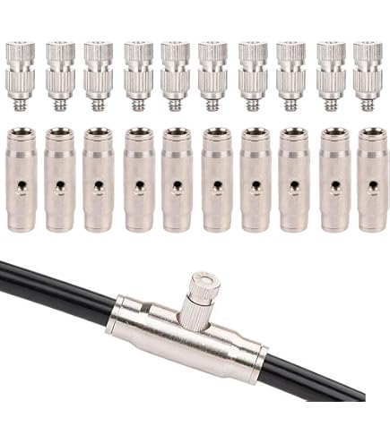 Ugelli Nebulizzatori In Ottone 10-24 UNC Con Foro 0.8mm – Ricambio Per Sistemi Di Raffreddamento Esterni