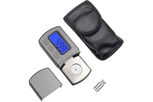 LURICO Mini Adattatore Bilancia Digitale, Giradischi Digitale Stylus Force Scale Tester Mini Bilancia Digitale Bilancia a Cellulari Scheda di Precisione Vinile Adattatore 0,01 g