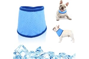 BBXWANG Dog Cooling Bandana, Instant Cooling Bandana for Dogs, Pet Cooling Neck Scarf Cat Ice Collar for Summer (M)