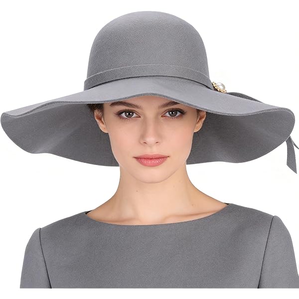 Chapeau Bibi / Béret Femme En Feutre Laine Fleuri - Élégant Pour Mariage - Neuf Taille Unique