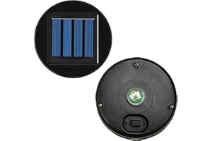 ULEMONDEE Replacement Solar Panels Top Perfect for Outdoor Lantern Lights Accessories in The Garden