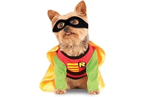 Rubie's Costume ufficiale da donna Rubie s DC Comic Robin Teen Titans Pet Dog Costume Super Hero Taglia L, come da mostrare, L UK