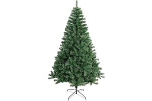 Bravo Home - Árbol de Navidad Artificial 150 cm, Color Verde Natural, Soporte metálico, Material PVC, fácil de Montar
