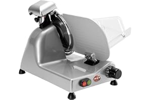 R.G.V. RGV – 25 gs-lusso – Rebanadora, 140 Watts, plata