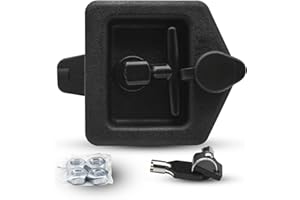 DOJA Barcelona | Serrure Remorque | Pack 1 | Antivol Remorque | 124x120x60mm | Plastique | Fermeture Remorque | pour Serrure Porte Camping Car, Accessoire Remorque, Antivol Remorque Attelée, Camion