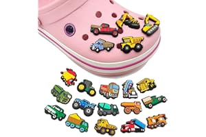 HAMKU 20er-Pack Decoraciones para Zapatos de Niños, Adornos de Camión y Coche, Pines de PVC, Accesorios para Zapatos de Niños, Niñas y Adolescentes