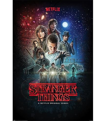 Netflixオリジナルシリーズ『STRANGER THINGS』ポスター。 Stranger Things Poster - A Netflix Original Series (61cm x 91,5cm