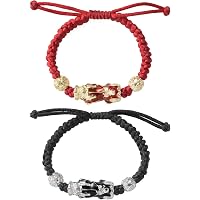 Vanski Feng Shui, braccialetto con filo rosso con Pi Xiu/Pi Yao