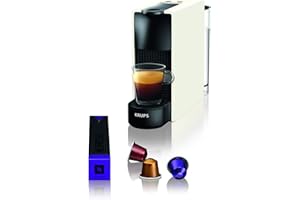 Machine à Café Nespresso Krups Essenza Mini Blanche Cafetière Capsule de Café YY2912FD