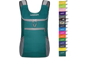‎G4FREE G4Free Ultraleichter 11 l kleiner faltbarer Rucksack für Reisen, Wandern, Radfahren, Wandern oder Mehrzweck-Rucksack für Damen und Herren