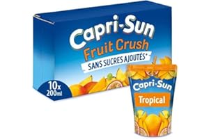 Capri-Sun Capri-Sun Fruit Crush Tropical 10x20CL Poches - Les 10 mini poches de 20cl