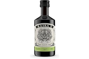 ‎KAIZA KAIZA 5 GIN - 0,05 l - 43% | Der ausgezeichnete Gin aus Südafrika/Kapstadt | Frisch, weich, exotisch mit schwarzer Johannisbeere und Grapefruit | Perfekt als Gin Tonic