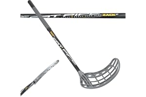 FAT PIPE Floorball Schläger Unihockey Stock Zack 27 ORC Black/Silver/Grey - IFF Zertifiziert, mit ORC Schaufel/Kelle