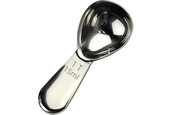 CoaGu Cuillères doseuses, manche court en acier inoxydable 18/8, Coffret cadeau, 15 ml ou 30 ml, pour pâtisserie, café ou mesures