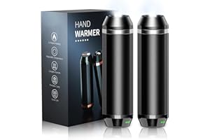 SUPPOU Chauffe-Mains Rechargeables,2 Packs,10000mAh Chauffe Mains électriques USB Portable,avec Lumières de Secours,l'Extérieur,Camping, Chasse,Cadeaux Hiver,Thérapie Thermique idéale