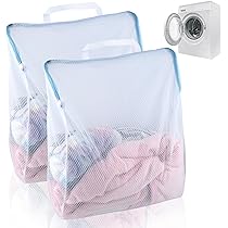 2 Stück Wäschenetz 60x90cm - Waschbeutel Für Dessous & Empfindliche Wäsche