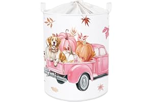 HUUMONSS Jesienne Święto Dziękczynienia kosz do przechowywania dla niemowląt dynia liść klonu składane ubrania kosz na pranie dla dzieci duży chłopiec dziewczęta prezent pudełko na zabawki kosz do