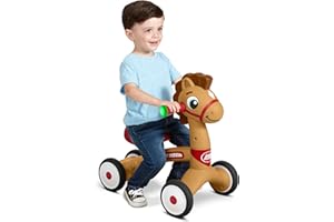 Radio Flyer Lil' Racers: Percy The Pony, Juguete para niños pequeños de 1 a 3 años
