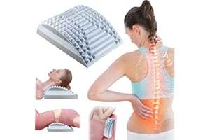 RHHGHY Rückenstrecker Kissen Testsieger, Neuleben Rückenstrecker, Rückenretter, Back Stretcher, Align Nacken und Rückenstrecker, Vielseitige Rücken- und Nackenstrecker zur Linderung