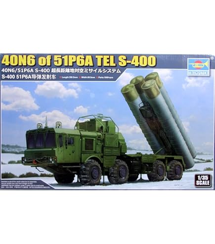 Trumpeter 01038 1/35 Mô Hình Xe Phóng Tên Lửa Soviet S-300PMU `SA-10 Grumble` Surface to Air Missile Systems