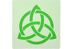 FS STENCILS Triquetra Celtic Trinity Knot Crafting Stencil 190 Micron Mylar Washable Reusable 10 x 10cm
