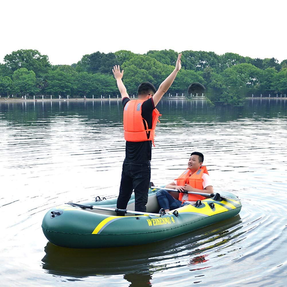 BOATb-Schlauchboot-Max-Gewicht-350-Kg-Komplettes-Set-Mit-Paddelpumpe-Aufblasbare-Dinghy-Mit-Rudern-Und-Pumpe