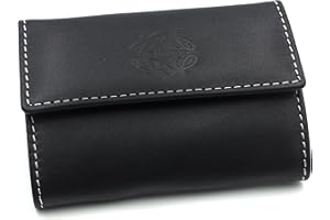 FJR FRANARTPIEL franartPiel - Portallaves de cuero, estuche organizador de ocho llaves con refuerzo interior de piel - Llavero para hombre y mujer hecho en Piel Ubrique (Negro)