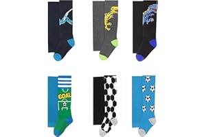 LiKing Jungen Strumpfhose Kinder Strickstrumpfhose aus Baumwolle für Baby Jungen mit Dino und Auto Motiv verschiedene 3er Pack L2724K