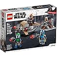 LEGO Star Wars Battle Pack Mandalorian, Set da Battaglia con 4 Minifigure, Speeder Bike e Mini Forte di Difesa, 75267