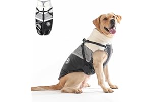 AISUOWA Cappottino Cane: Cappottini per Cani Piccola taglia Impermeabile Giubbotto - Cappotto Cane con Pettorina Adatto Invernale