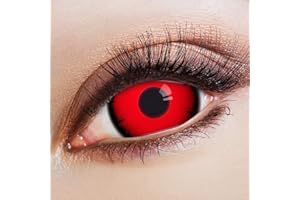 ARICONA KONTAKTLINSEN Lentilles de contact ARICONA : Lentilles annuelles Red sclera avec 17mm - jeu de 2 - sans correction