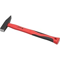 Meister Schlosserhammer - 100 g Kopfgewicht - Robuster Fiberglas-Stiel - Stahlgusskopf / Ingenieurhammer / Hammer mit…