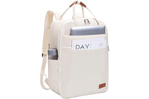 Lossga Sac a Dos Voyage Cabine Avion pour Easyjet Valise Bagages Cabine Antivol avec Compartiment pour Ordinateur, 45x36x20cm, Beige
