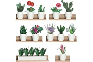 KAIRNE Stickers Muraux Plante en Pot,3D Autocollant Mural Plante Verte pour salon, feuilles vertes en PVC, fleurs pour chambre à coucher, décoration murale pour cuisine, bureau