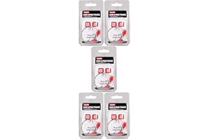 LEEDA PACK OF 5 Pike Trace Size 6 Semi-Barbed- Deadbait Rig Snap Tackle