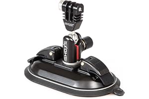 iSHOXS Power Force Cup Prox - Copa de succión - Soporte de Ventosa - Adecuado para GoPro, Rollei, Sony y cámaras de acción compatibles