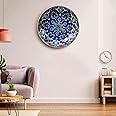 JIKRAA® Blue Turkish Ceramic Decorative Wall Plate | Wall Hanging | Wall Decor for Living Room, Home, Office, Cafe, Restaurants and Hotel | Size-10 Inch