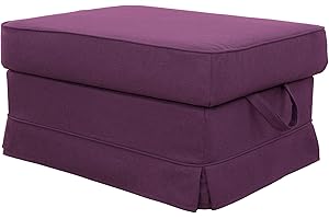 Dagra Perfekter Bezug für EKTORP Hocker (Heather Purple A10)