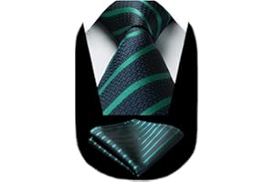 HISDERN Cravatta Uomo Elegante A Pois Fazzoletto Matrimonio Classico Formale Cravatte E Fazzoletti Da Taschino Set Per Festa Lavoro Affari