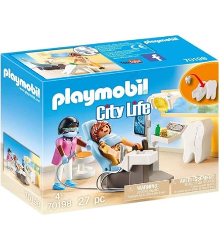 Playmobil 6662 City Life Dentist with Patient : Amazon.com.be: Toys