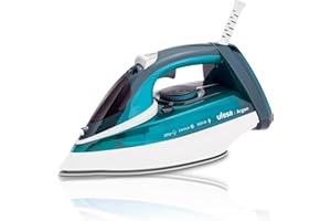 Ufesa Argon Plancha Vapor de 3000W, Golpe de Vapor Max 200gr y Variable 0-40gr /min, Suela Cerámica, Vapor o en Seco, Triple Sistema Antical, Plancha a Vapor Antigoteo